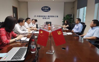 CIOB中国北方区与中国船舶重工集团国际工程有限公司的会晤取得圆满成功。