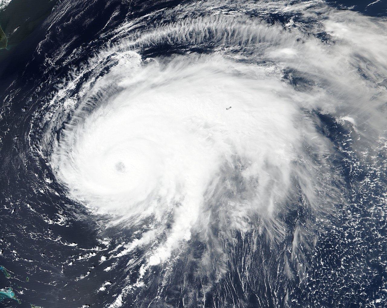 2022年9月的飓风“菲奥娜”（美国国家航空航天局/公共领域）