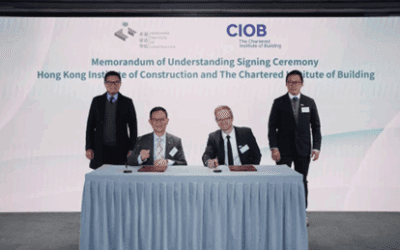 英国特许建造学会(CIOB)与香港建造学院(HKIC)签署合作备忘录